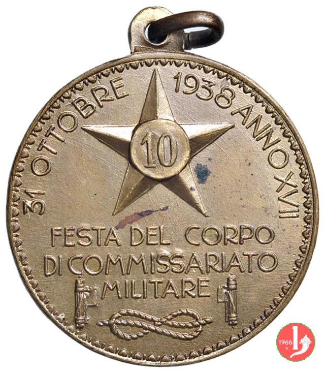 Commissariato Militare X° Corpo d'Armata Napoli -C- 1938