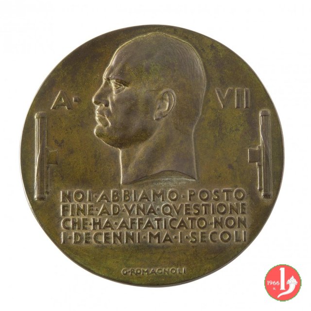 Concordato con l'Italia -Mussolini -CM161 1929