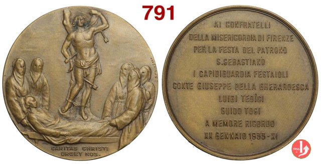 Confraternita della Misericordia Firenze -C130 1933