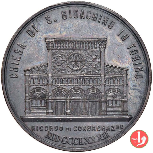 Consacrazione Chiesa di S. Gioacchino in Torino 1882 1882