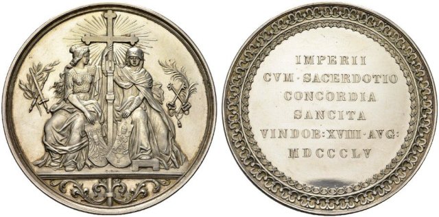 Convenzione tra S. Sede e Austria -B12 1855