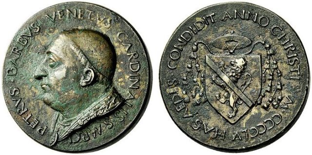 Costruzione di Pal. Venezia da Cardinale 1455