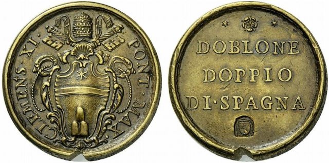 Da Peso Monetale doppio Doblone -M136 1972