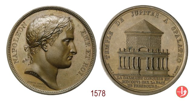 Dalmazia Annessa al Regno Italico 30-03-1806 1806 (Parigi)
