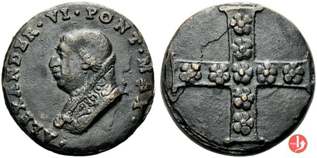 Di restituzione-Crocefisso con fiori -Mo171 1590