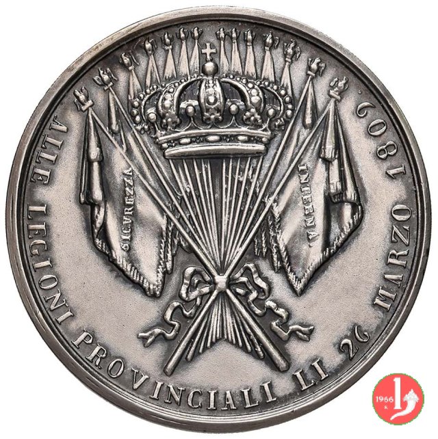 Distribuzione Bandiere Legioni Prov. -87 1809 (Parigi)