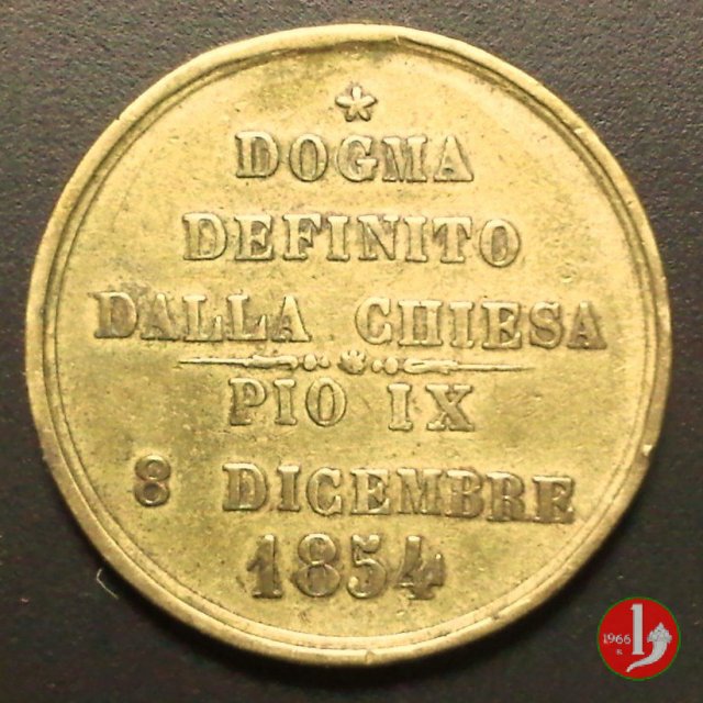 Dogma Immacolata -B10/c 1854