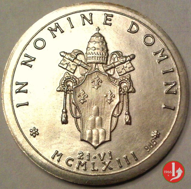 Elezione al Pontificato 33mm -C3 1963