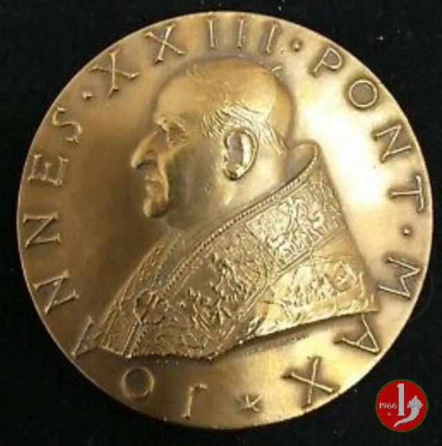 Elezione al Pontificato - Oboedientia et Pax 80mm -Mo2 1958