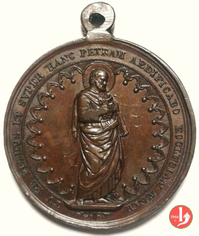 Elezione al Pontificato S. Pietro 37mm -Mo4 1878