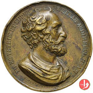Elezione al Pontificato S. Pietro busto -B6 1846