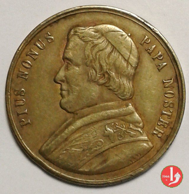 Elezione al pontificato - Electus die 16th 22mm 1846