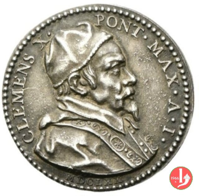 Elezione al pontificato -M7 1670 (Roma)