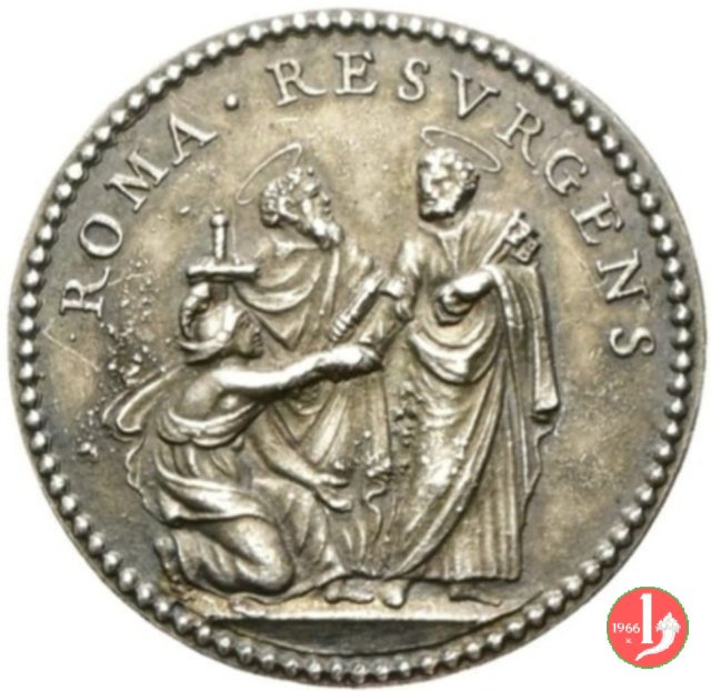 Elezione al pontificato -M7 1670 (Roma)