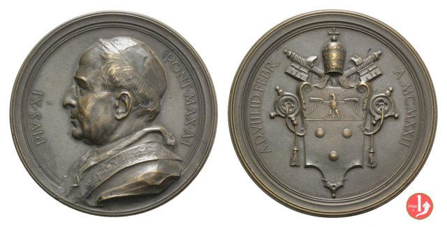 Elezione al pontificato-Stemma -CM1 1922