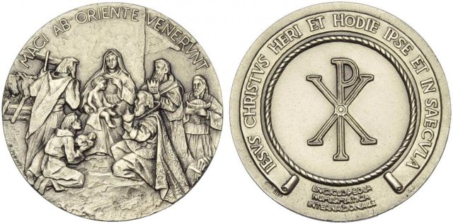 Enciclopedia Numismatica Internazionale - Adorazione dei Magi 1975