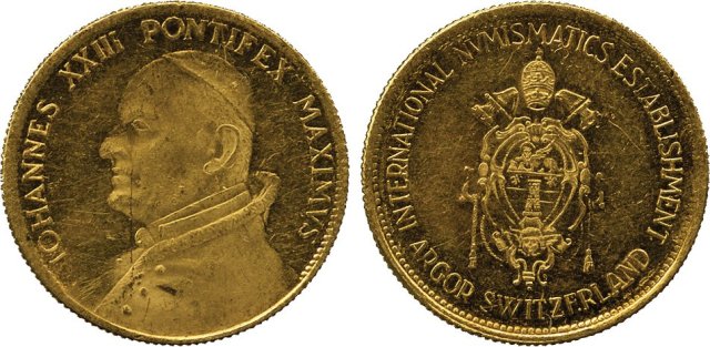 Esposizione Numismatica Internazionale Svizzera -Mo22 1958