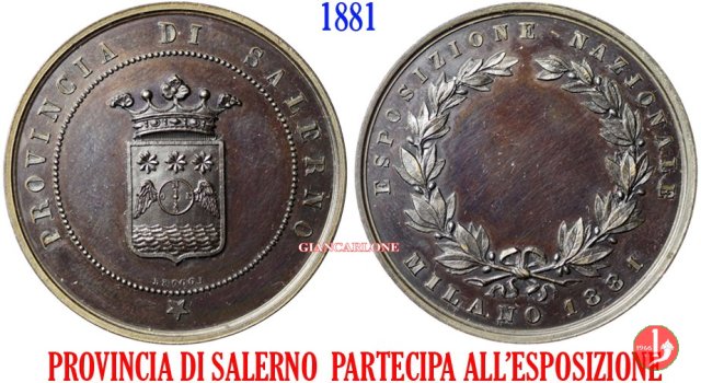 Esposizione Nazionale - Provincia di Salerno 1881 1881