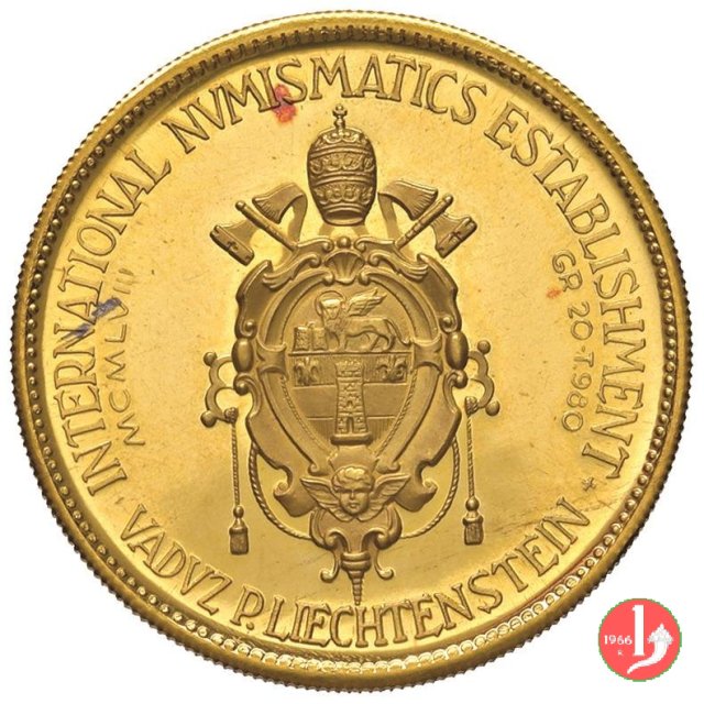 Esposizione Numismatica Inter. Liechestein -Mo- 1958 (Vaduz)