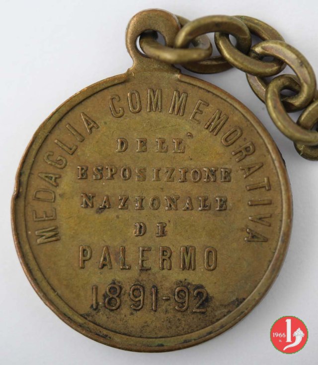 Esposizione nazionale di Palermo 20mm 1892