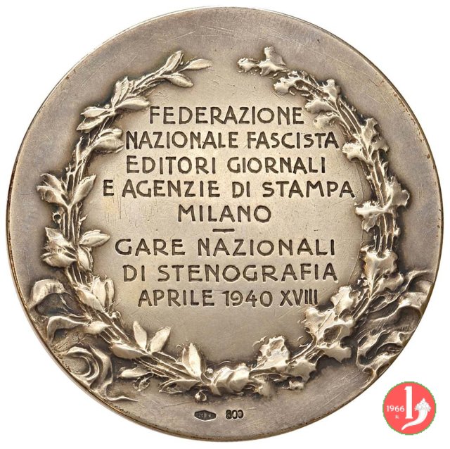 Federazione Nazionale Editori Milano -C- 1940