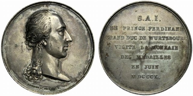 Ferdinando III alla Zecca di Parigi -B968 1810 (Parigi)