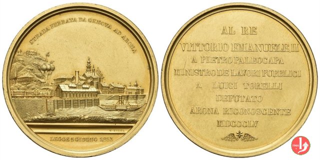Ferrovia Genova-Arona 1855
