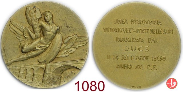 Ferrovia Vittorio Veneto - Ponte nelle Alpi -C- 1938
