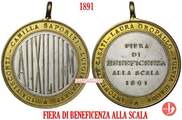 Fiera di Beneficenza alla Scala 1891 1891