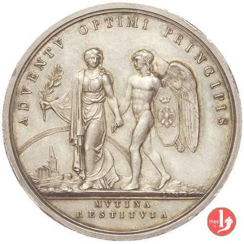 Francesco IV - Ripristino e Rientro 1814 -B230 1814 (Modena)
