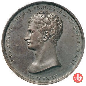 Francesco IV - Ripristino e Rientro 1814 -B230 1814 (Modena)