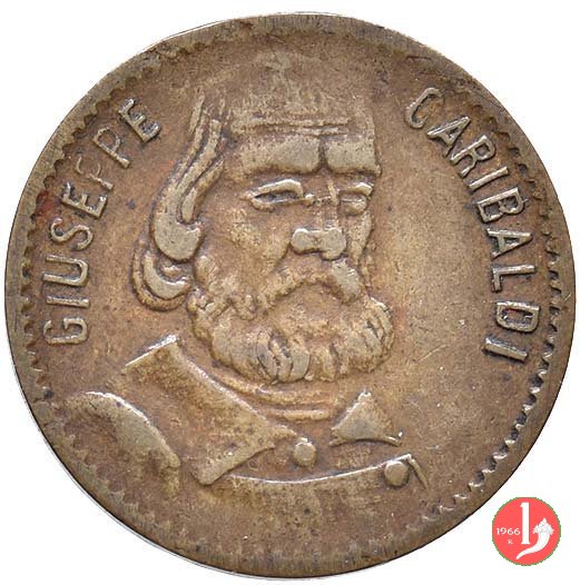 Garibaldi - Ai Difensori della Libertà -Sa343 1860