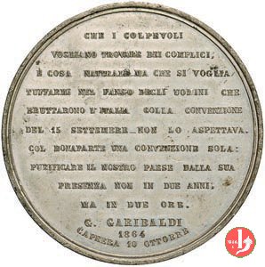 Garibaldi contro la Convenz. con la Francia 1864 1864