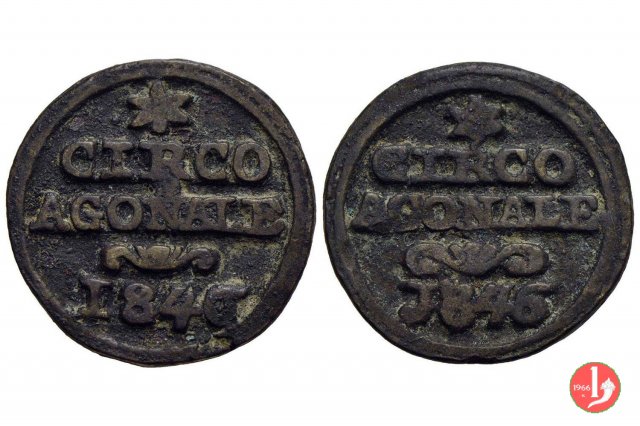 Gettone - Circo agonale 1846 1846