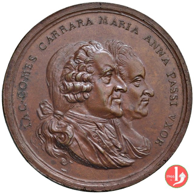 Giacomo Carrara e Maria Anna Passi -V1751 1796