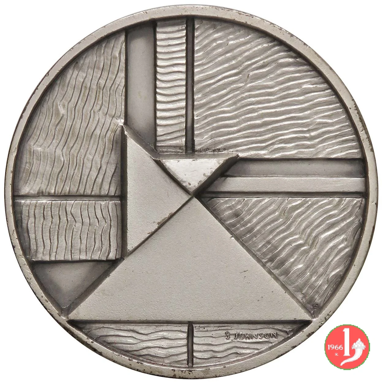 Gio Pomodoro - Medaglia a 5 soli 1980