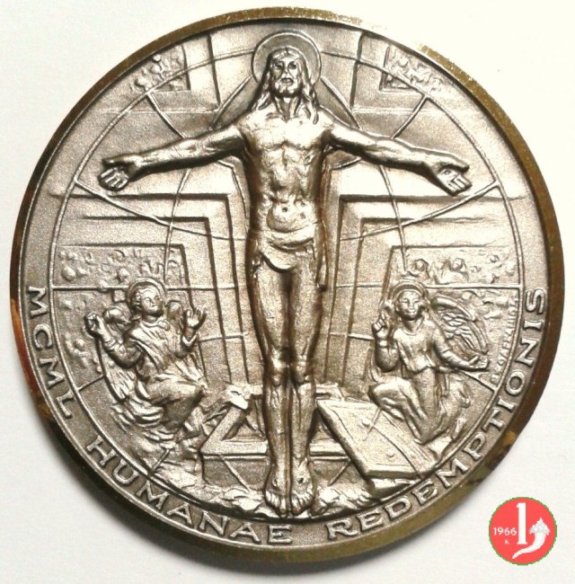 Giubileo-Cristo Crocefisso tra Angeli 44mm 1983