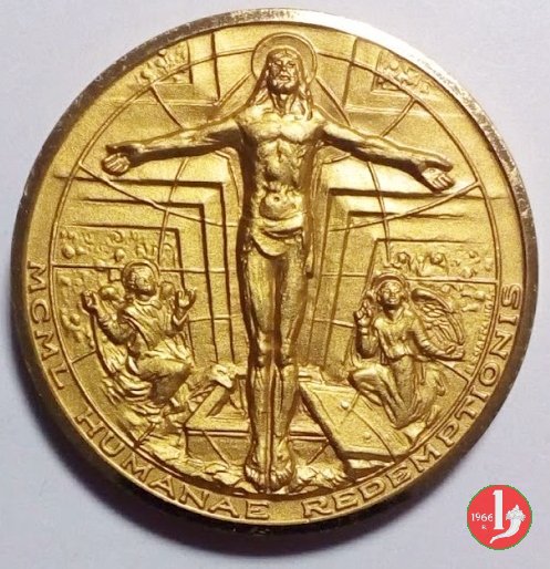 Giubileo-Cristo Crocefisso tra Angeli 44mm 1983