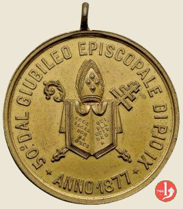 Giubileo Episcopale Bibbia e Mitra -B22 1877