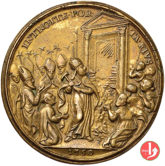Giubileo del 1750-Introite porta 1750