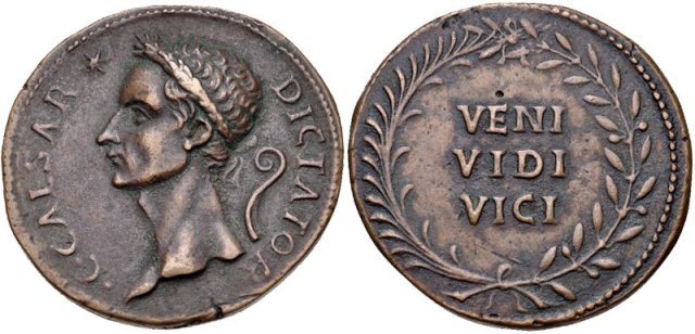 Giulio Cesare (100-44 ac) -Veni vidi vici -L1 1550