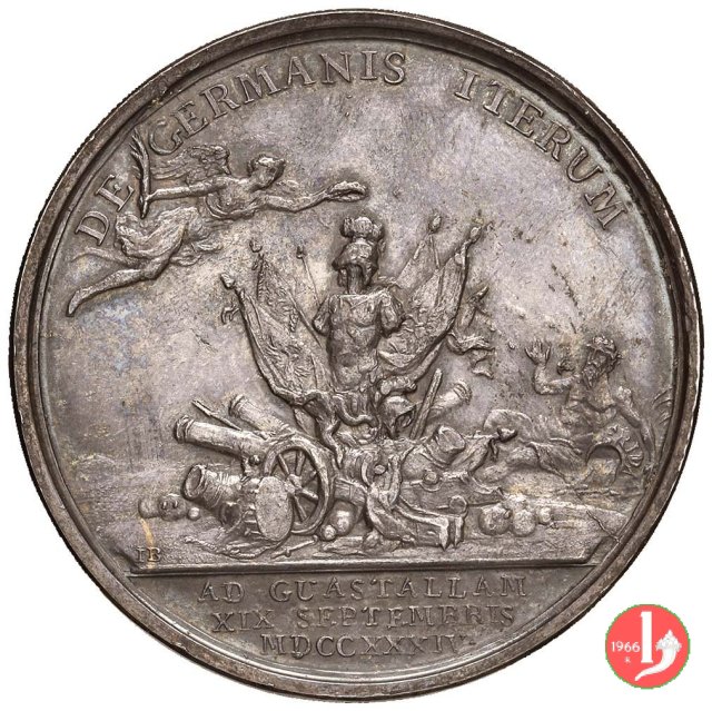 Guastalla - Luigi XV Battaglia 1734 1734
