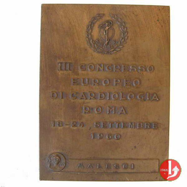 III° Congresso Cardiologia - Leonardo 1960 1960