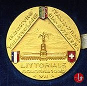Incontro Italia-Francia-Svizzera Bologna -C110 1929