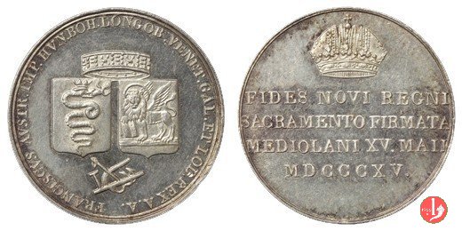 Incoronazione -Fides novi regni 1815 -T6 1815 (Milano)