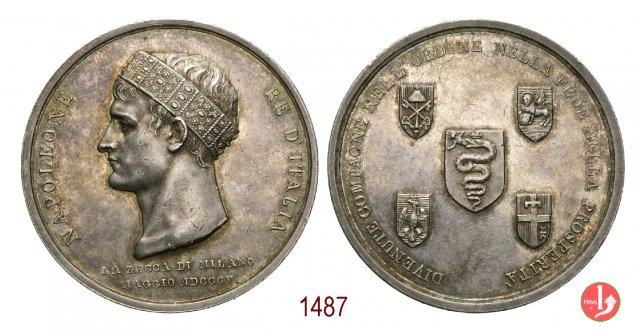 Incoronazione Re d'Italia-Zecca di Milano 1805 -B421 1805 (Milano)