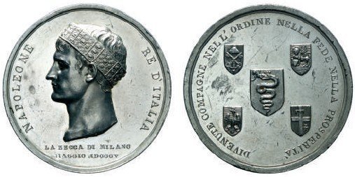 Incoronazione Re d'Italia-Zecca di Milano 1805 -B421 1805 (Milano)