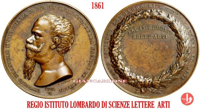 Istituto Lombardo di Scienze Lettere ed Arti 1861