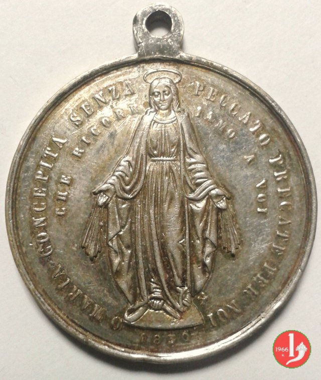 L'Immacolata - O Maria Concepita 32mm 1854