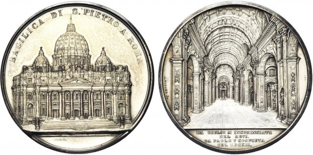 La Basilica di S. Pietro 1857